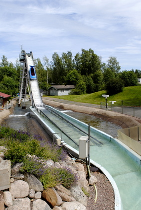 Bild zeigt Wasserrutsche im Potts-Park