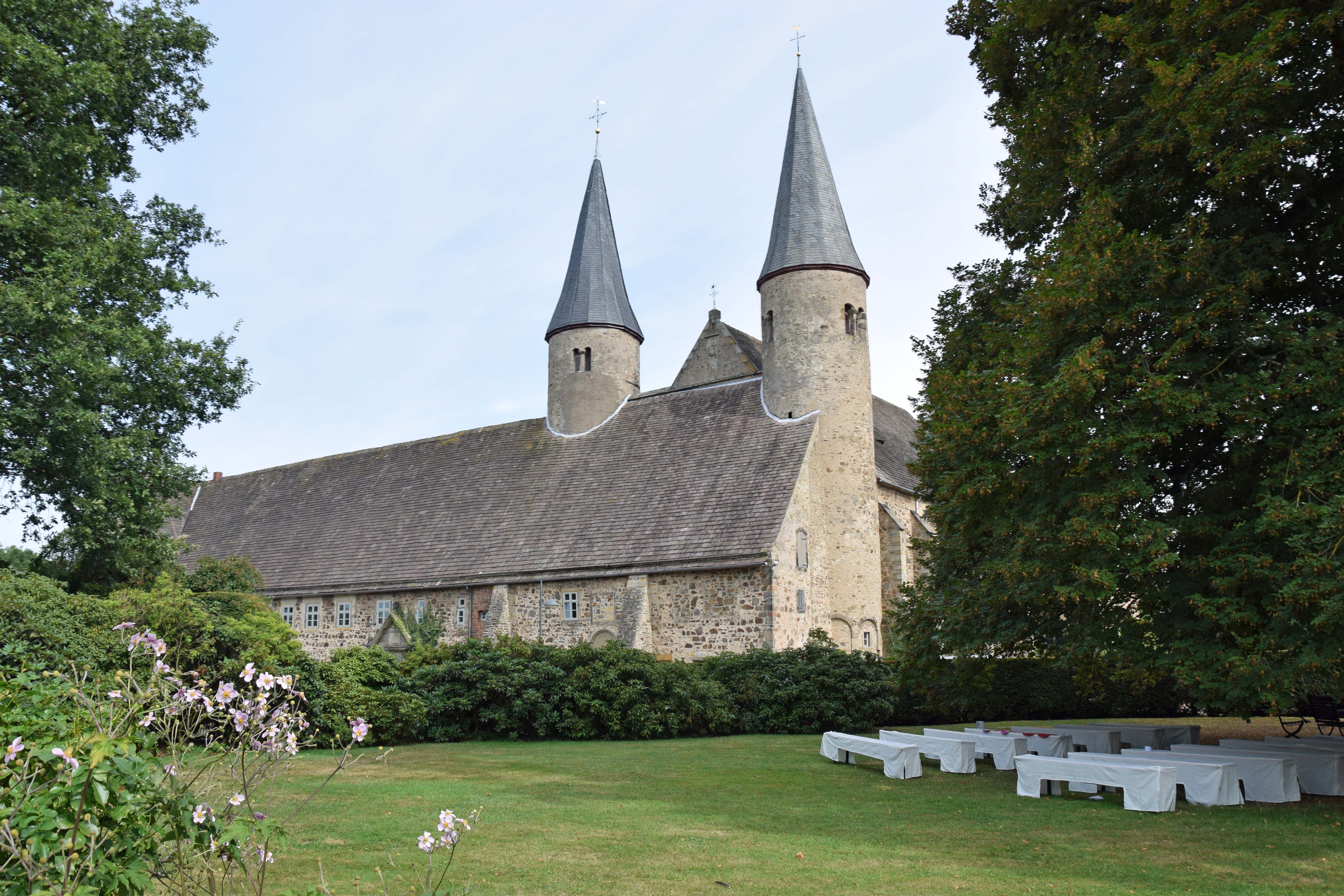 Blick auf das Kloster in Rinteln