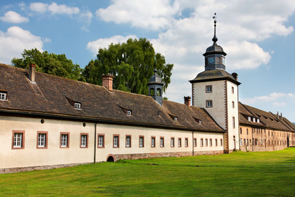 Bild zeigt das Schloss Corvey in Hoexter