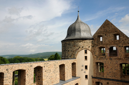 Bild zeigt Ausschnitt des Schlosses Sababurg